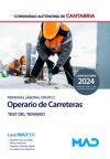 Operario De Carreteras (personal Laboral Grupo 2). Test Del Temario. Comunidad Autónoma De Cantabria