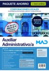 Paquete Ahorro + TEST online Auxiliar Administrativo/a de Corporaciones Locales