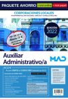 Paquete Ahorro + Test PAPEL Auxiliar Administrativo/a de Corporaciones Locales