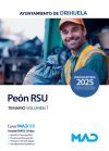 Pe&oacute;n Rsu. Temario Volumen 1. Ayuntamiento De Orihuela