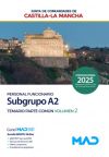 Personal Funcionario (subgrupo A2). Temario Parte Común Volumen 2. Junta De Comunidades Castilla-la Mancha