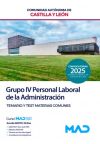 Personal Laboral (grupo Iv). Temario Y Test Materias Comunes . Comunidad Autónoma De Castilla Y León