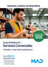 Servicios Comerciales (grupo Profesional E1). Temario Y Test Parte Espec&iacute;fica. Ministerios