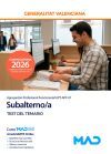 Subalterno/a (agrupaci&oacute;n Profesional Funcionarial&nbsp;apt-apf-01). Test Del Temario. Generalitat Valenciana
