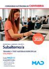 Subalterno/a (personal Laboral Grupo 3). Temario Y Test De Materias Espec&iacute;ficas Volumen 1. Comunidad Aut&oacute;noma De Cantabria