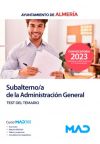 Subalterno/a De La Administración General. Test Del Temario. Ayuntamiento De Almería