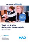 Técnico/a Auxiliar de Servicios de Conserjería. Temario y test. Universidad de Málaga
