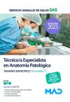 Técnico/a Especialista En Anatomía Patológica. Temario Específico Volumen 3. Servicio Andaluz De Salud (sas)