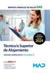 Técnico/a Superior De Alojamiento. Temario Específico Volumen 2. Servicio Andaluz De Salud (sas)