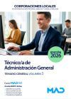 T&eacute;cnico/a De Administraci&oacute;n General De Ayuntamientos, Diputaciones Y Otras Corporaciones Locales. Temario General Volumen 3