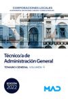 Técnico/a De Administración General De Corporaciones Locales. Temario General Volumen 4