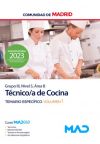 Técnico De Cocina (grupo Iii, Nivel 5, área B). Temario Específico Volumen 1. Comunidad Autónoma De Madrid