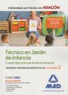 Técnicos En Jardín De Infancia Del Cuerpo Ejecutivo De La Administración De La Comunidad Autónoma De Aragón (escala De Ayudantes Facultativos). Temario De Materias Específicas 2