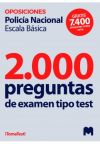 Test Para Oposiciones A Policía Nacional Escala Básica (2.000 Preguntas De Examen Tipo Test).