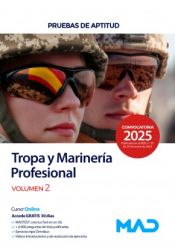 Portada de Acceso a Tropa y Marinería Profesional. Pruebas de Aptitud volumen 2. Ministerio de Defensa