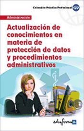 Portada de Actualización de conocimientos en materia de protección de datos y procedimientos administrativos