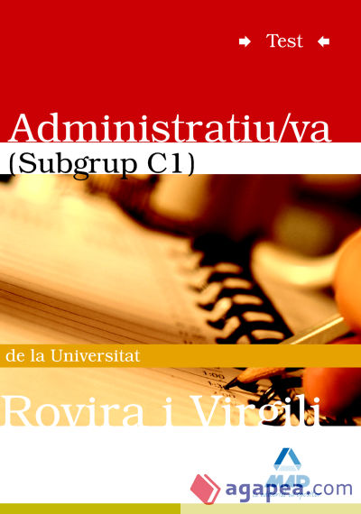 Administratiu/va (subgrup c1) de la universitat rovira i virgili. Test