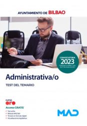 Portada de Administrativa/o. Test. Ayuntamiento de Bilbao