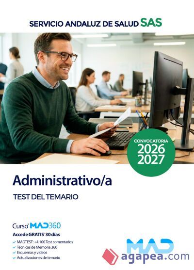 Administrativo/a. Test del temario. Servicio Andaluz de Salud (SAS)