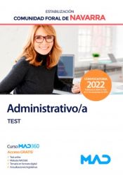 Portada de Administrativo/a (estabilización). Test. Comunidad Foral de Navarra