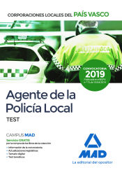 Portada de Agente de la Policía Local del País Vasco. Test