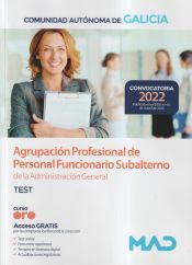 Portada de Agrupación Profesional de Personal Funcionario Subalterno de la Administración General. Test. Comunidad Autónoma de Galicia