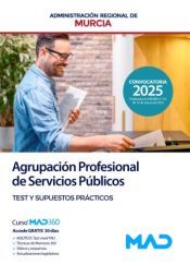 Portada de Agrupaci&oacute;n Profesional de Servicios P&uacute;blicos. Test y Supuestos Pr&aacute;cticos. Comunidad Aut&oacute;noma Regi&oacute;n de Murcia