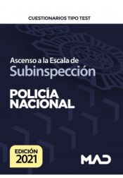 Portada de Ascenso a la Escala de Subinspección de la Policía Nacional. Cuestionarios tipo test