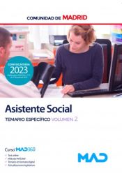 Portada de Asistente Social. Temario Específico volumen 2. Comunidad Autónoma de Madrid