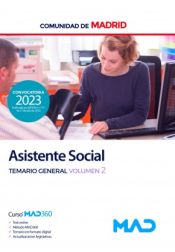 Portada de Asistente Social. Temario General volumen 2. Comunidad Autónoma de Madrid