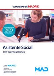 Portada de Asistente Social. Test Parte Espec&iacute;fica. Comunidad Aut&oacute;noma de Madrid