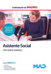 Portada de Asistente Social. Test Parte General. Comunidad Autónoma de Madrid