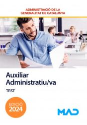 Portada de Auxiliar Administratiu. Test. Generalitat de Cataluña