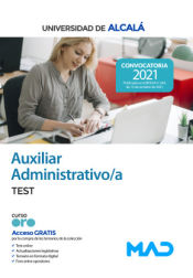 Portada de Auxiliar Administrativo. Test. Universidad de Alcalá de Henares