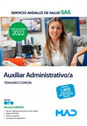 Portada de Auxiliar Administrativo/a. Temario Común. Servicio Andaluz de Salud (SAS)