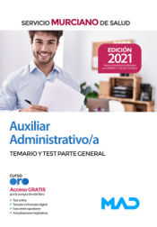 Portada de Auxiliar Administrativo/a. Temario parte general y test . Servicio Murciano de Salud (SMS)