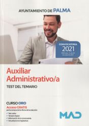 Portada de Auxiliar Administrativo/a. Test del Temario. Ayuntamiento de Palma