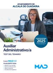 Portada de Auxiliar Administrativo/a. Test del temario. Ayuntamiento de Alcal&aacute; de Guada&iacute;ra