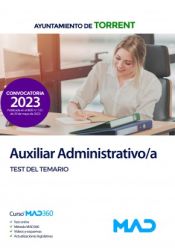 Portada de Auxiliar Administrativo/a. Test del temario. Ayuntamiento de Torrent