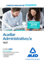 Portada de Auxiliar Administrativo/a del Cabildo Insular de Tenerife. Test