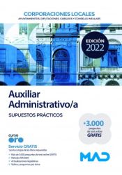 Portada de Auxiliar Administrativo de Corporaciones Locales. Supuestos prácticos