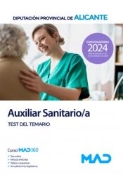 Portada de Auxiliar Sanitario/a. Test del Temario. Diputación Provincial de Alicante