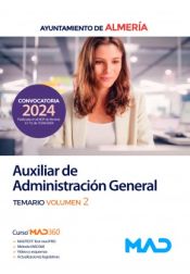 Portada de Auxiliar de Administración General. Temario volumen 2. Ayuntamiento de Almería