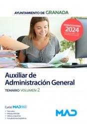 Portada de Auxiliar de Administración General. Temario volumen 2. Ayuntamiento de Granada