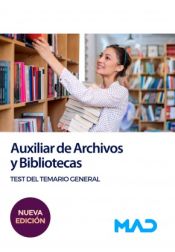 Portada de Auxiliar de Archivos y Bibliotecas. Test del Temario General