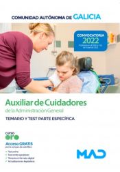 Portada de Auxiliar de Cuidadores de la Administración General. Temario y test parte específica. Comunidad Autónoma de Galicia