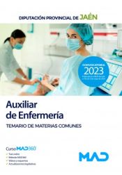 Portada de Auxiliar de Enfermería. Temario de materias comunes. Diputación Provincial de Jaén