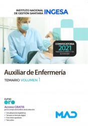 Portada de Auxiliar de Enfermería. Temario volumen 1. Instituto Nacional de Gestión Sanitaria (INGESA)