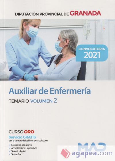 Auxiliar de Enfermería. Temario volumen 2. Diputación de Granada