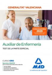 Portada de Auxiliar de Enfermería de la Administración de la Generalitat Valenciana. Test de la Parte Especial